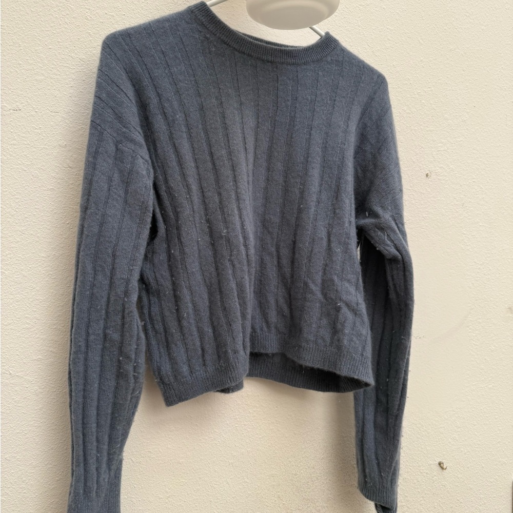 NAADAM Soft Blue Cashmere Sweater